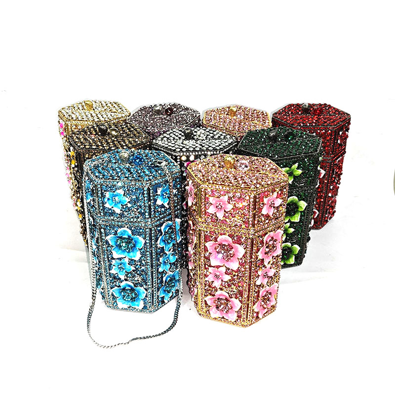  Enchanting Hexagon Crystal Box Bag 